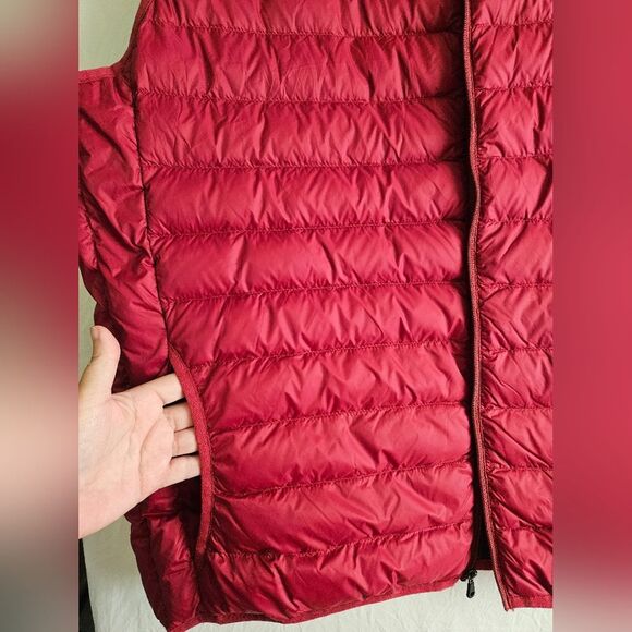 Saddlebred Down Puffer Vest Men's 2X Full Zip Red Quilted Packable Pockets EUC - Picture 6 of 10